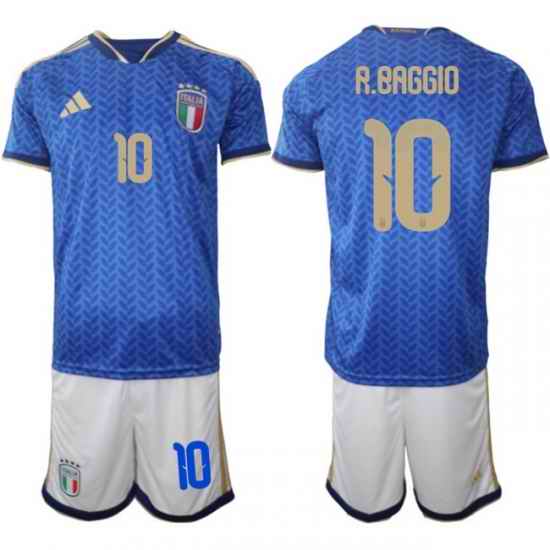 Italy 2026 FIFA World Cup Soccer Jersey Blue #10 R.BAGGIO